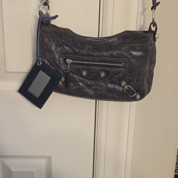 Balenciaga Motocross bodyStrap Blue/lite Blue Distressed. - Picture 3 of 16